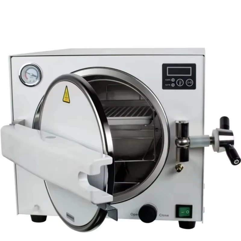 Nuovo 18L Verticale Dent Autoclave Sterilizzazione Laboratorio Sterilizzatore A Vapore Strumento A Vapore Medico Strumento Per Manicure Sterilizzatore A Calore Secco