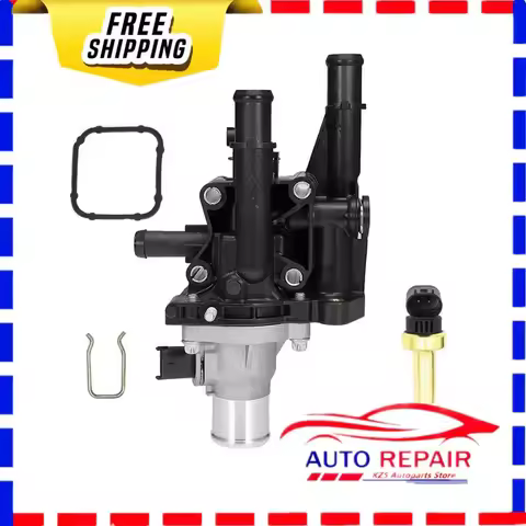 25192228 2519-2228 25189437 Engine Coolant Thermostat Housing for Chevrolet Sonic Trax Tracker Cruze 1.8L Aveo 1.6L,A