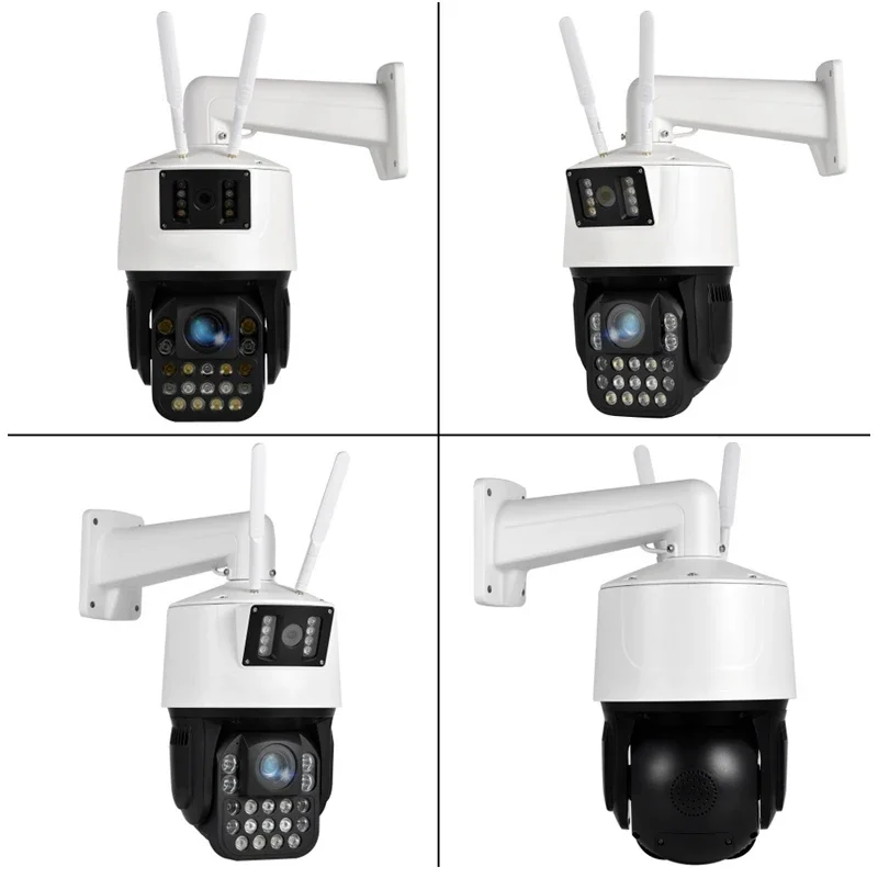 Seetong Wireless 20X Optical Zoom 4MP Dual Lens 360 Degree Rotate WIFI PTZ Camera Auto Tracking Full Color Night Vision