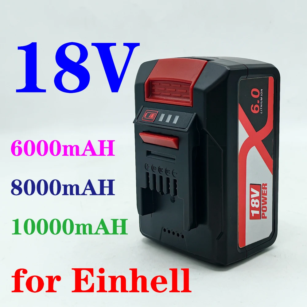 for Einhell 18V 8000mAH Battery Li-ion battery Power X-change PXC1830 Ozito Power Tool Replacement Battery