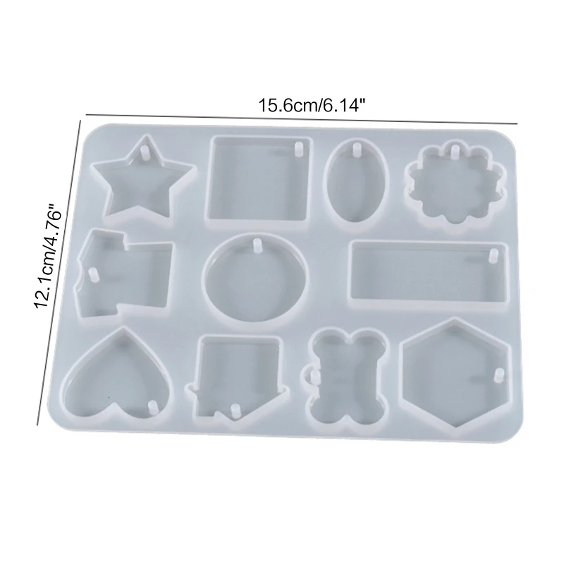 Earring Resin Molds Jewelry Casting Molds Silicone Pendant Mould Fruit Epoxy Resin Molds for DIY Earring