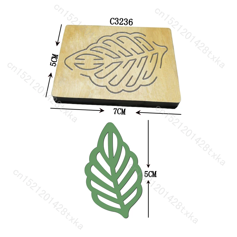

Деревянная штамповка New Leaf для скрапбукинга, вырубные штампы для режущих машин на рынке, C3236