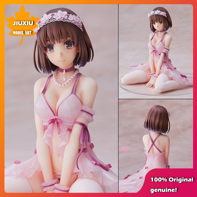 100% Original: Katou Megumi LINGERIE ver. 14cm PVC Action Figure Anime Figure Model Toys Figure Collection Doll Gift