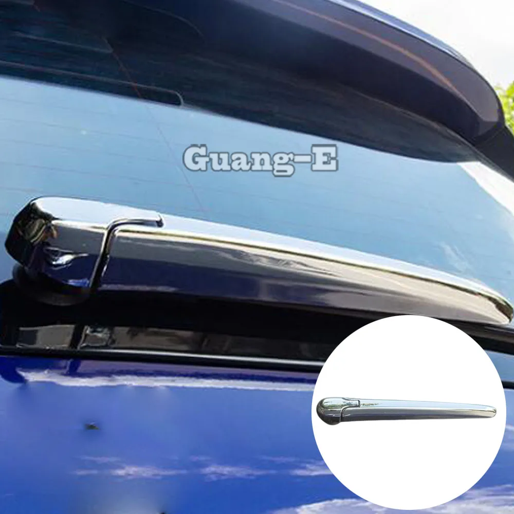 

Car Body Trim ABS Chrome Rear Glass Wiper Nozzle Cover Tail Window Frame 3PCs For Mercedes Benz GLA 2015 2016 2017 2018 2019
