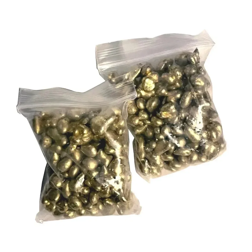 Brass Particles for Jewelry Casting H65 Brass Granules Copper Grain for Brass Casting Ingots Metal Pellets Brass DIY Accessories