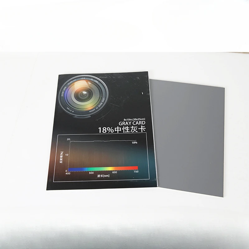 18% neutral gray card camera camera white balance correction color card exposure color saturation uniformity test