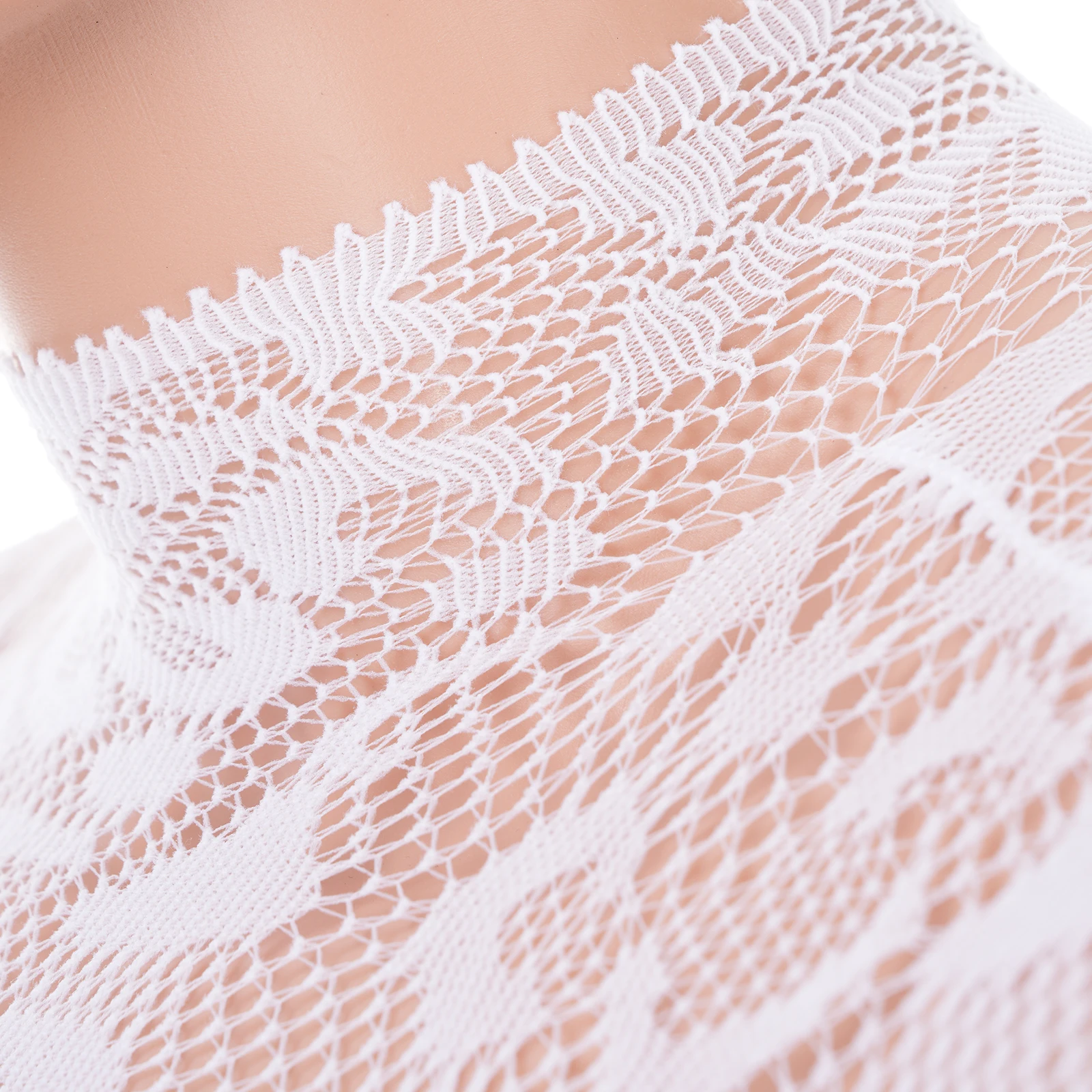 Sexy durchsichtiges Leoparden-T-Shirt, Netzstoff, langärmelig, Spitzen-Unterhemd, Herbst, Stehkragen-T-Shirt, transparente Oberteile mit Fingerbündchen – Detail 18