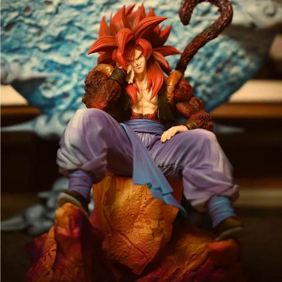

Аниме-фигурка Dragon Ball: Супер Сайян 4 Гогета в сидячей позе, статичная статуэтка, модель, коллекционный сувенир, модная игрушка, подарок для мальчика