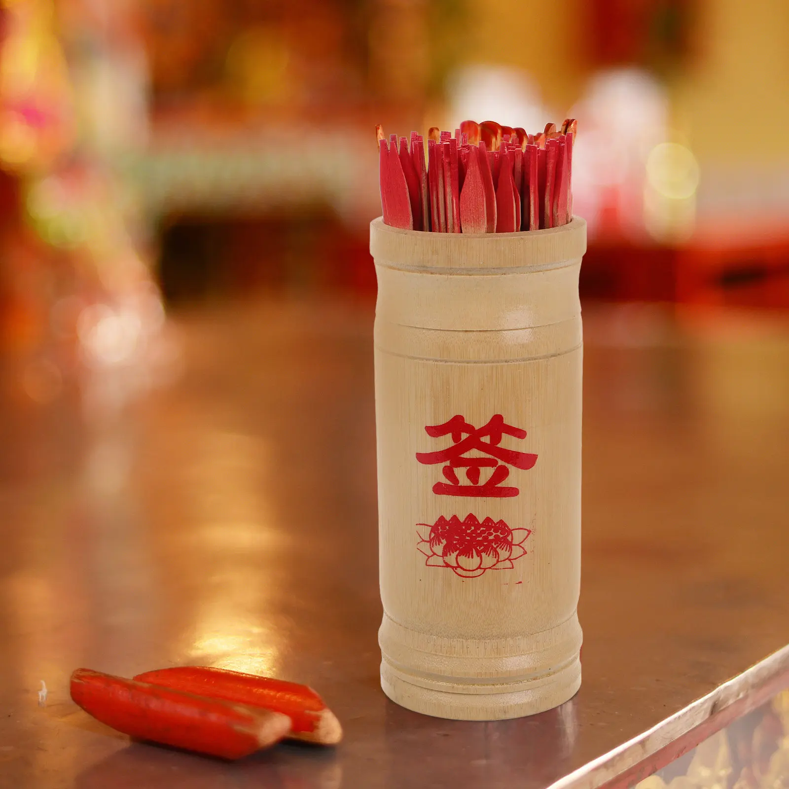 

Набор: бамбуковое ведро для гадания, традиционный китайский сосуд для желаний, для привлечения удачи, декор для священного пространства, ритуальные принадлежности