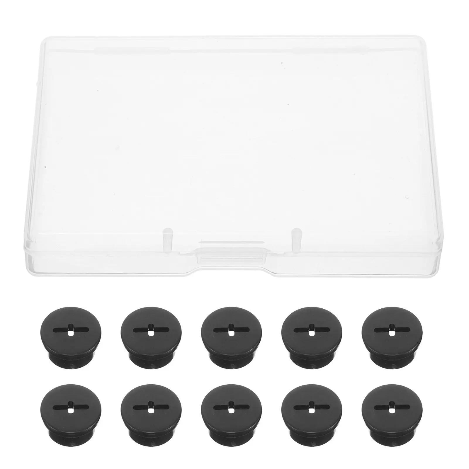 10Pcs Football Accessories Bladder Valve Retainer Secure Fit Threaded Valve Caps for Football Protection