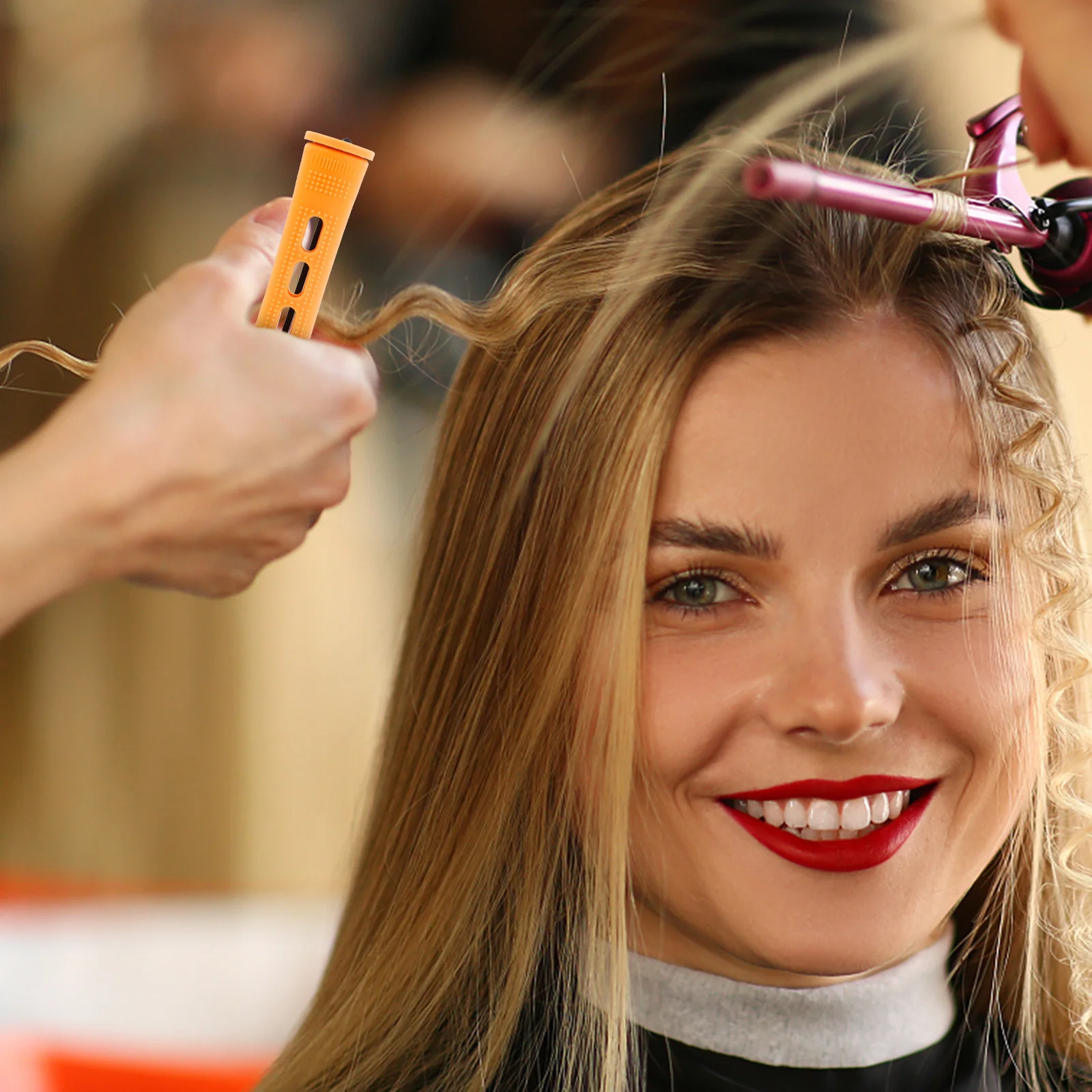 

20pcs Rollers Curling Tools Styling Lightweight Portable For Home Travel American Style Wavy Hair Curlers Plastic