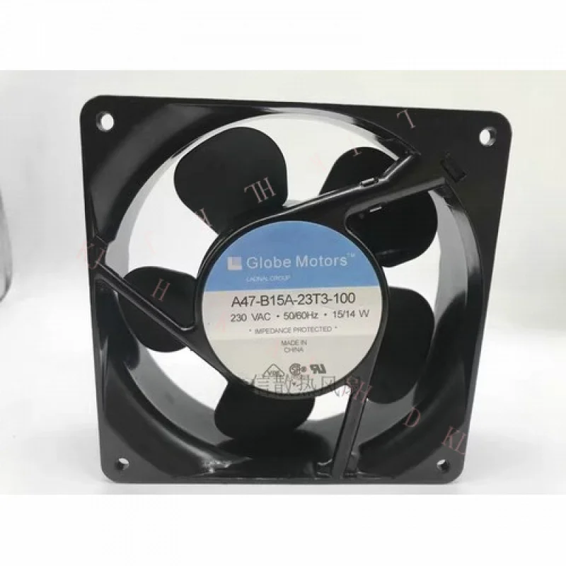 

N NEW FOR Globe Motors A47-B15A-23T3-100 12CM 230V 15/14W Cooling fan
