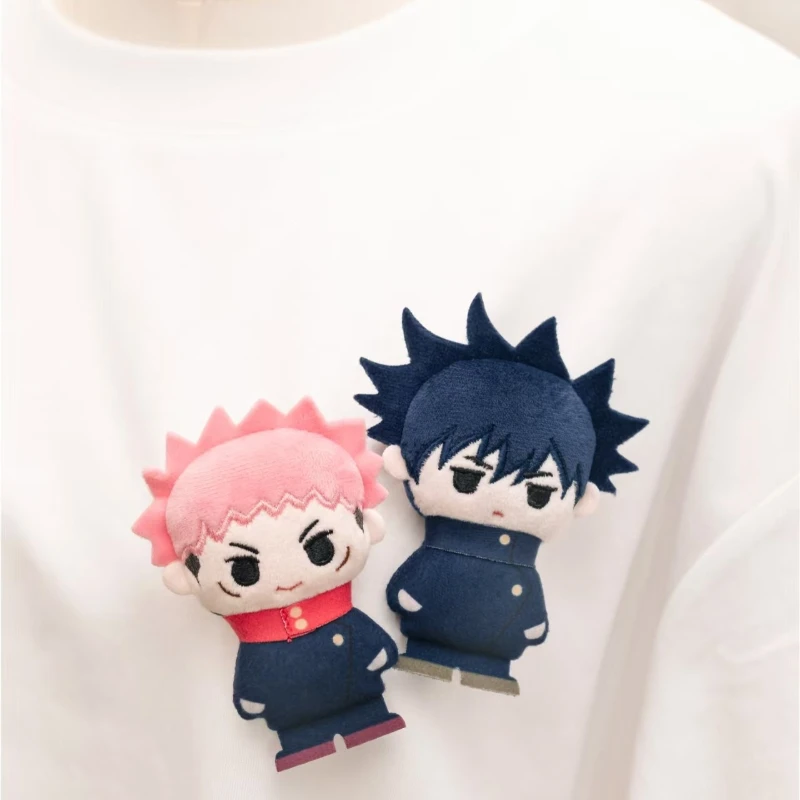 Genuino Jujutsu Kaisen, la bonita área no tiene límites, broche, serie, caja ciega, muñeca, juguete, colgante, Anime Fushiguro Megumi Perímetro