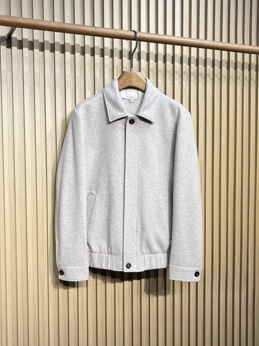 

Итальянский стиль Old Money, мужской осенне-зимний новый шелковый хлопковый лацкан 90, повседневный деловой пуховик на белом утином пуху для мужчин