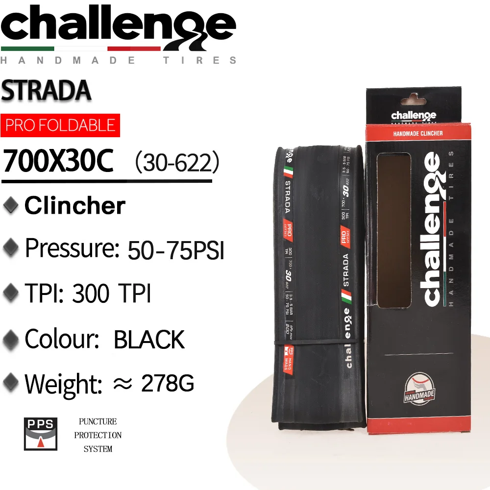 challenge strada 25c クリンチャー challenge strada 25c クリンチャー STRADA - Vulcanized Clincher