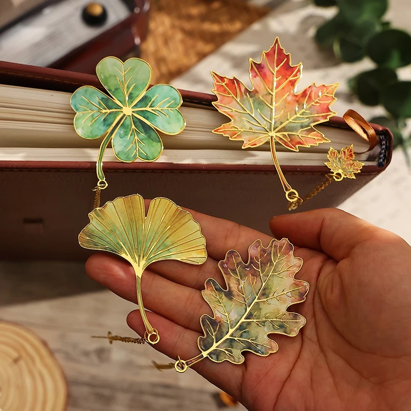 30-pcs-wholesale-vintage-chinese-style-metal-bookmark-leaf-design-elegant-page-clips-office-creative-gift-stationery