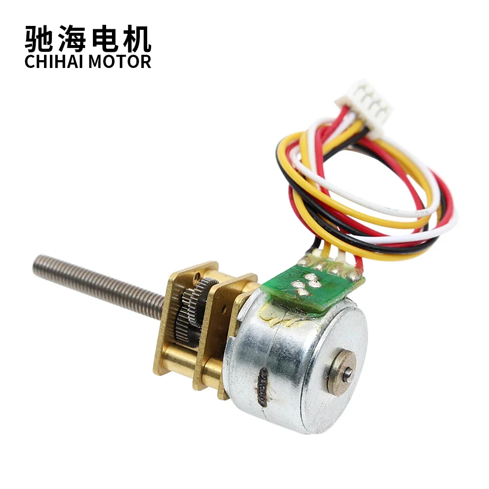 Chihai Motor CHS-GM12-15BY M3 20mm Threaded Shaft 2 Phase 4 Wire Stepper Motor For Robot DIY