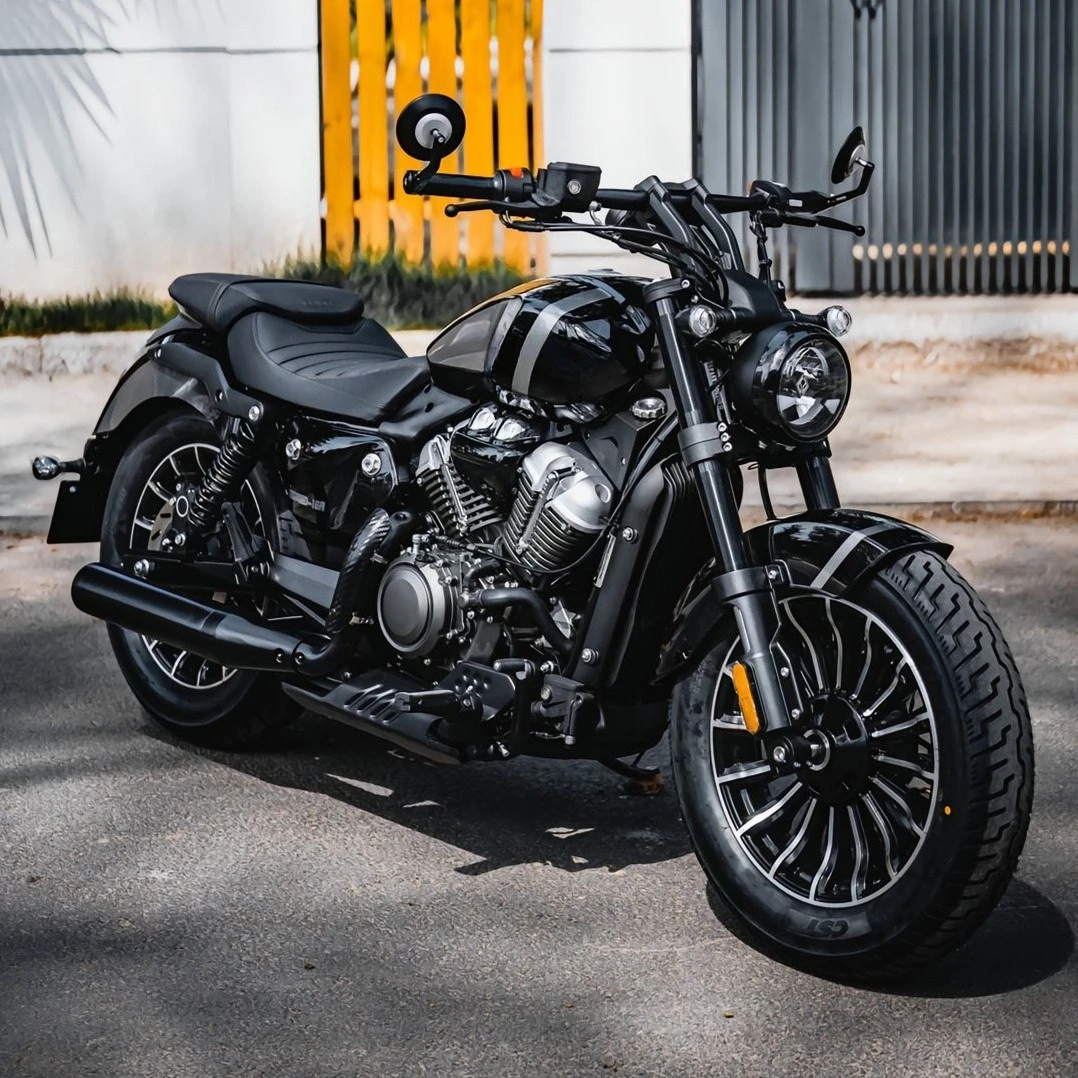 Twin Cylinder Water Cooled Ash 300cc Cruise Retro Motorcycle
