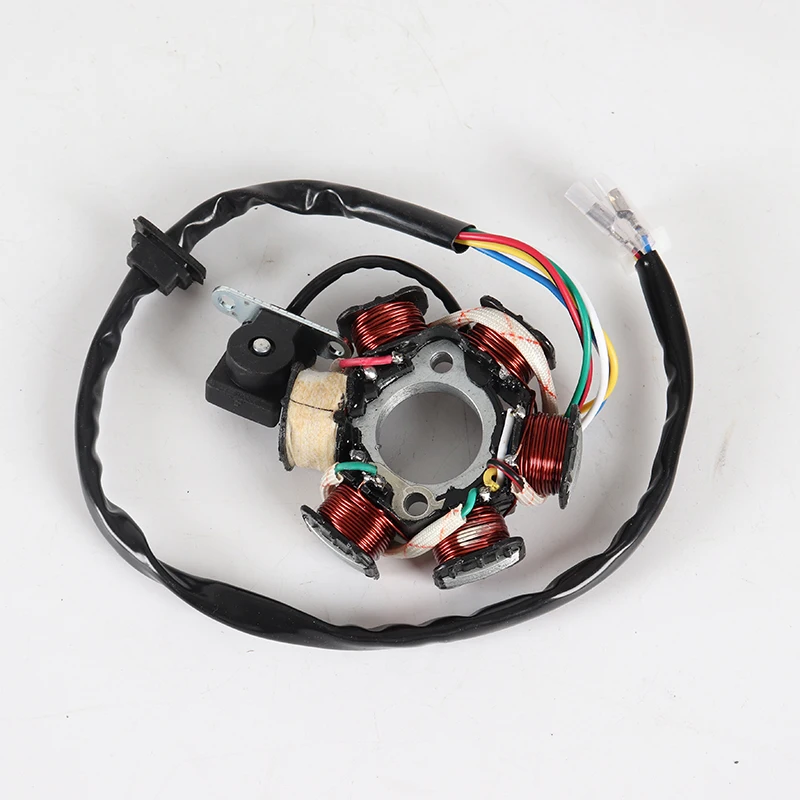 Motorcycle 5 Wire 6 Pole DC For GY6-125 152QMI 157QM Magneto Stator Coil Generator Scooter Moped ATV Dirt Bike Go Carts TaoTao