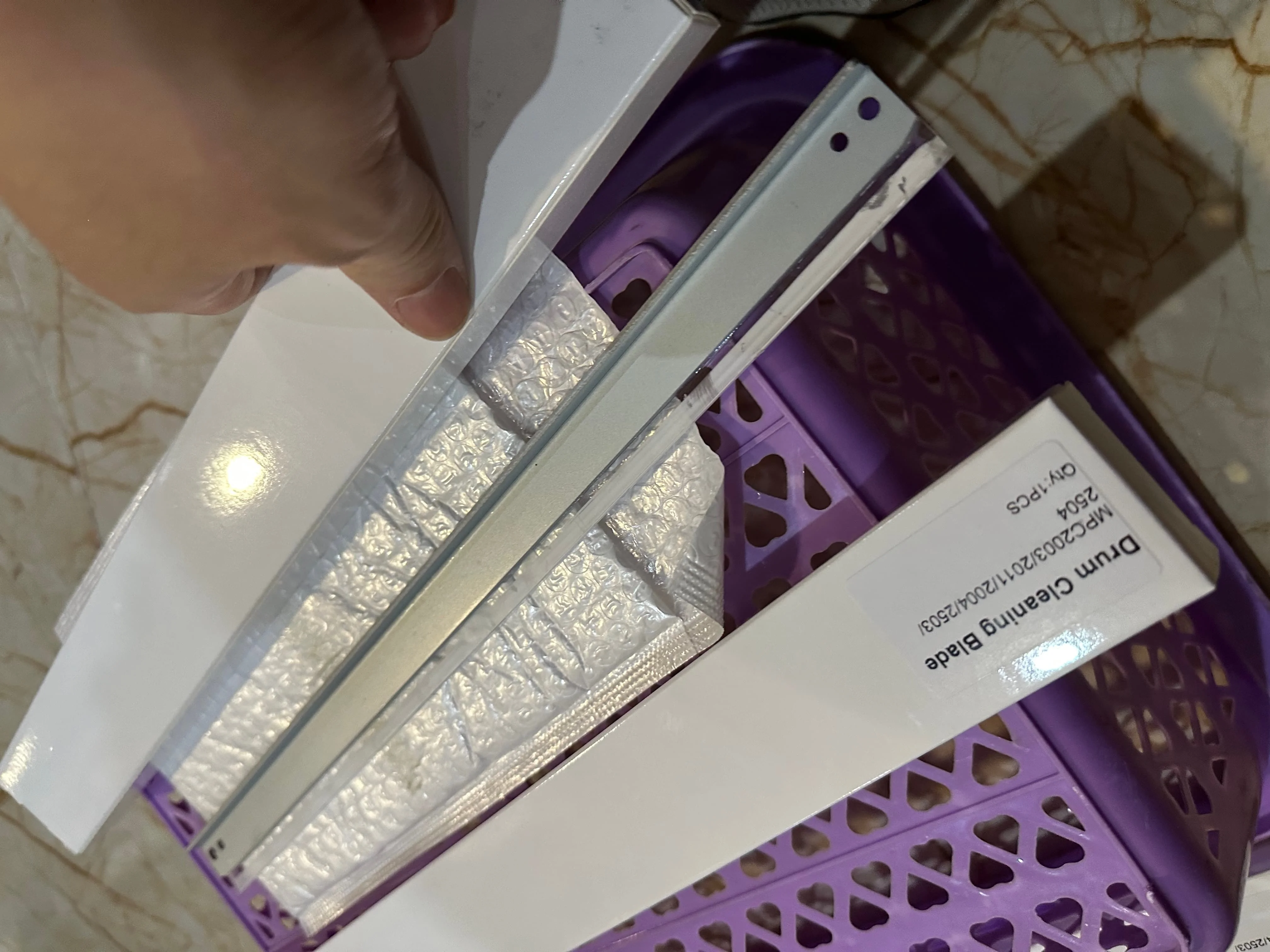 

Лезвие для чистки барабана для Ricoh MPC2003 MPC2503 MPC2004 MPC2504 MPC2011SP MP C2003 C2503 C2004 C2504 C2011 C2011SP Лезвие цилиндра