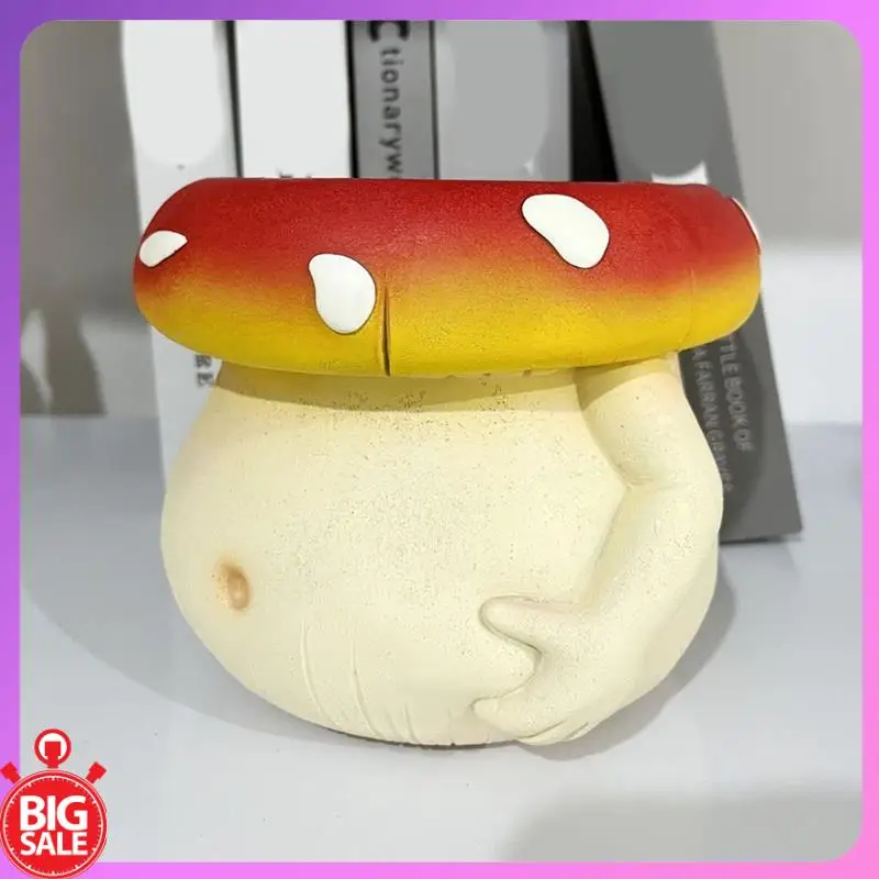 大きな取引かわいいベリーキノコプランター、排水管付きのカラフルでユニークな多肉植物ポット、植物用のレインボー小型ボディフラワーポット