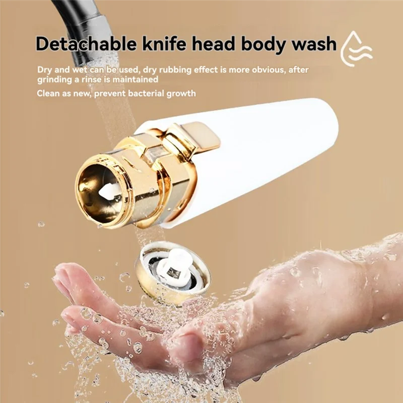 A76G-2In1 женское устройство для удаления волос перезаряжаемый триммер для удаления волос на лице, триммер для бровей