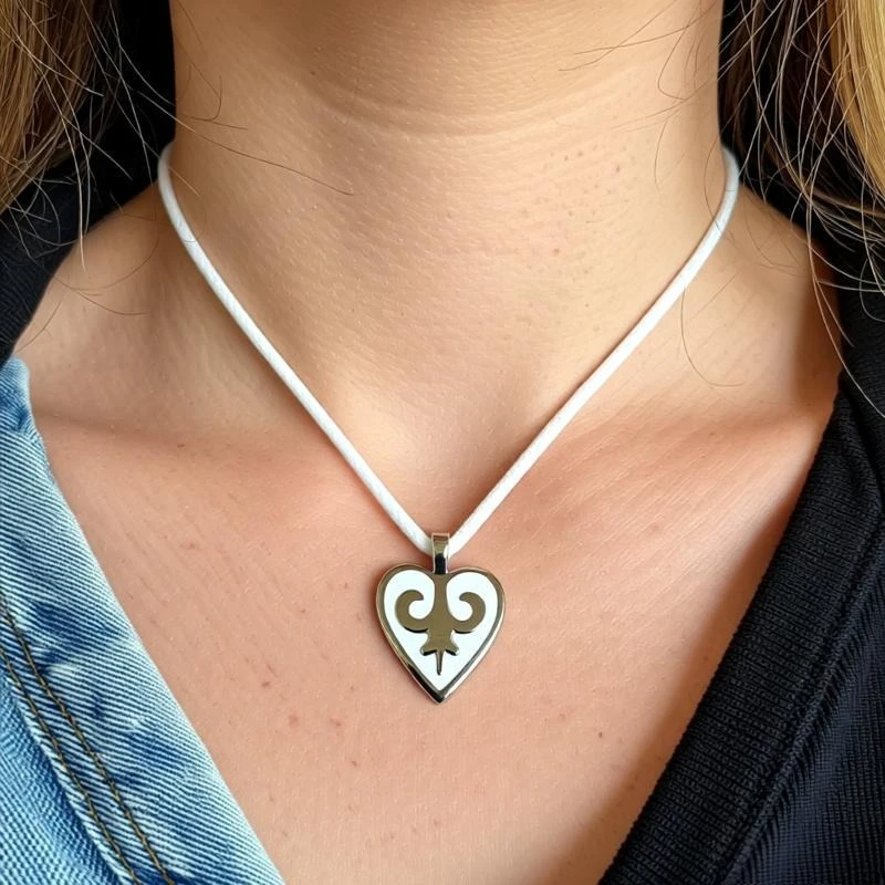 Exotic Style Kazakh Element Love Sheep Horn Pattern Necklace Retro Ethnic Style Classic Design Pendant and Earrings Jewelry Gift