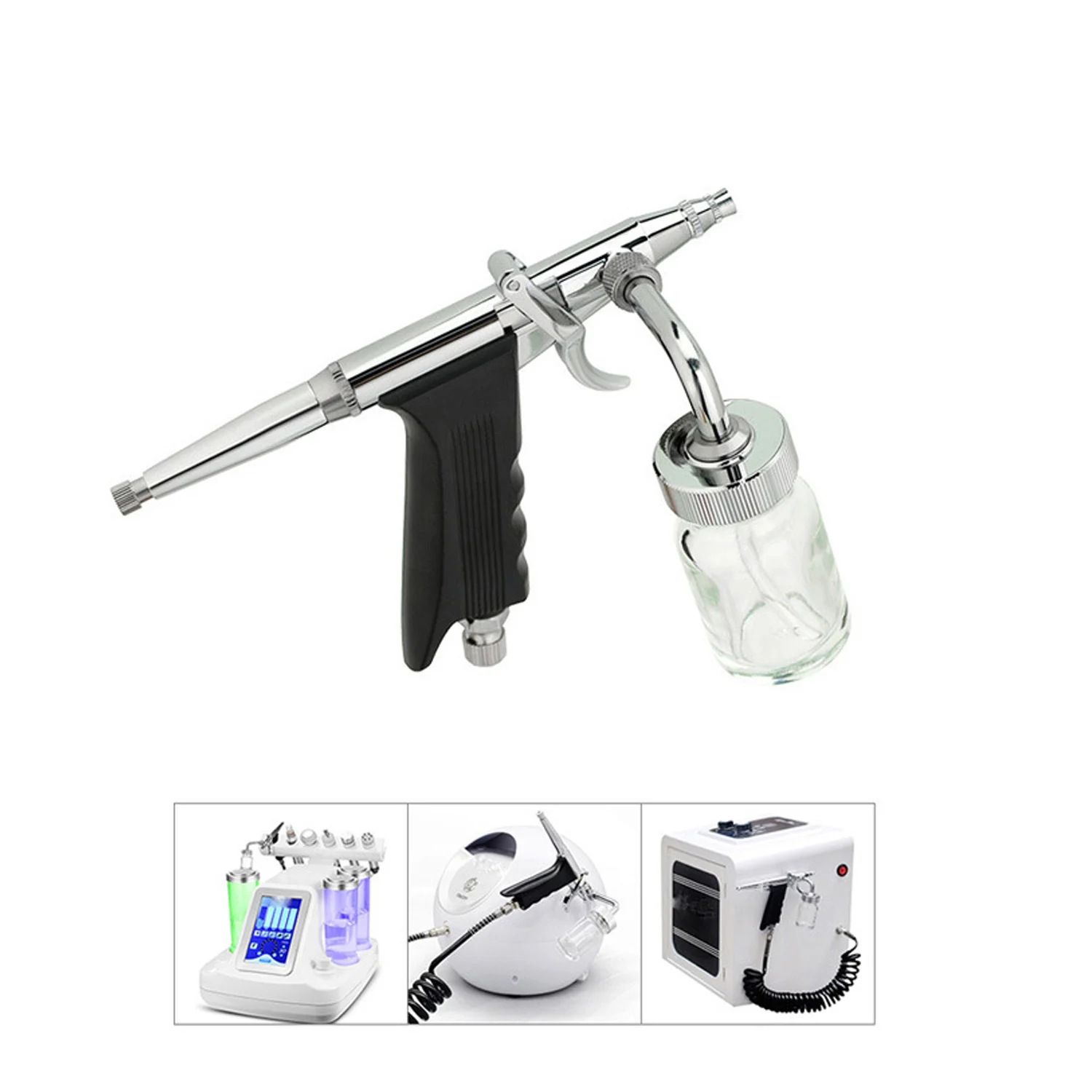 Set of Side Feed Spray Gun Set for Beauty Makeup, Nail Art Tattoo, Face Paint, Cake Decoration, Model Painting, Barber, Face Care