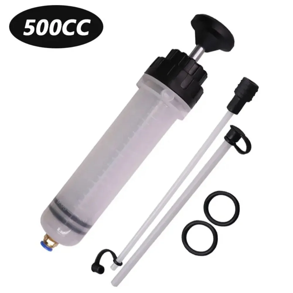 

Auto Tool Car Brake Fluid Oil Extractor Siphon Pump Hand Pump Automotive Oil Extractor 500/200cc with Hose