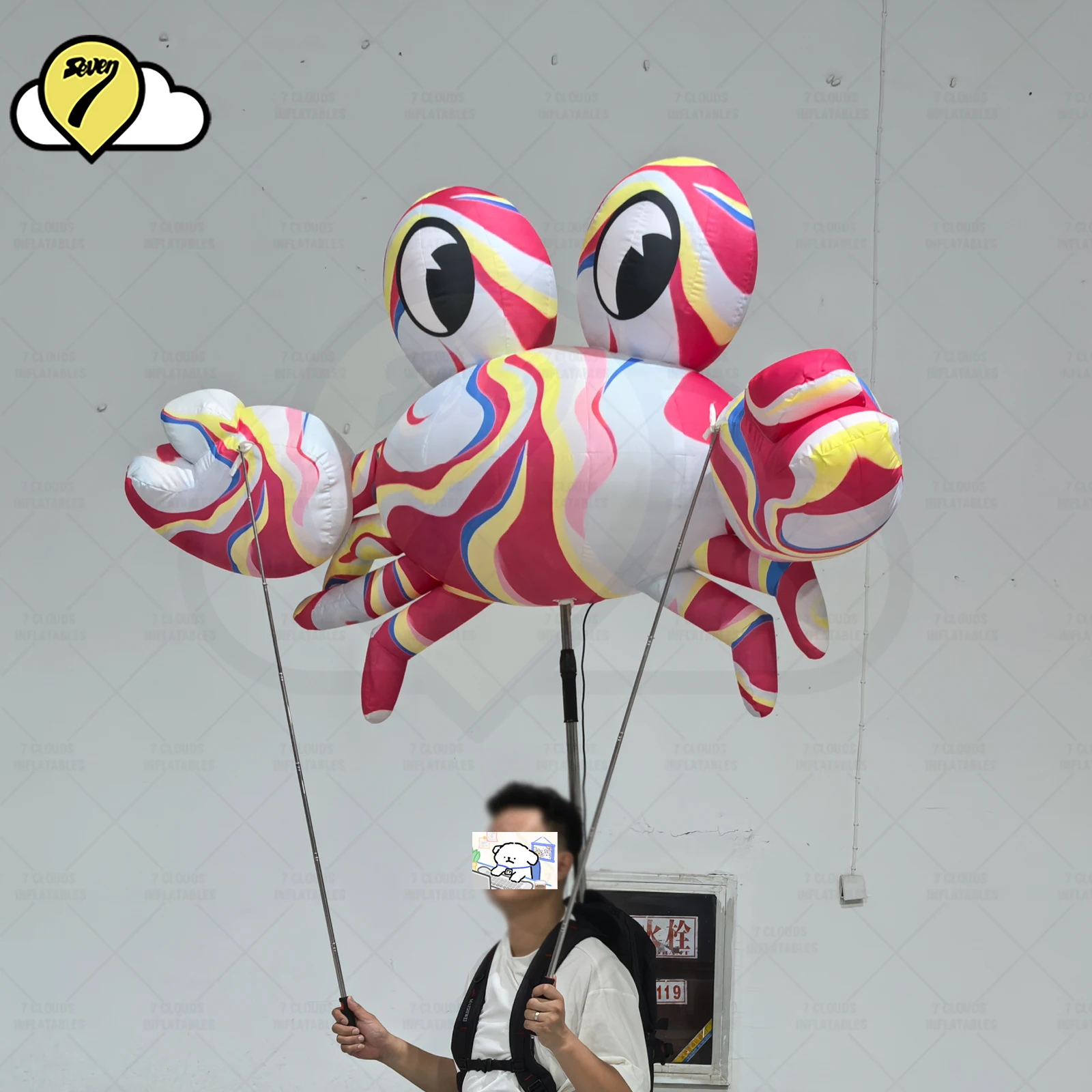 Giant Inflatable Ocean Animal Air Blow octopus Carnival Parade Party Walking Halloween Christmas Performance Advertise Decoratio