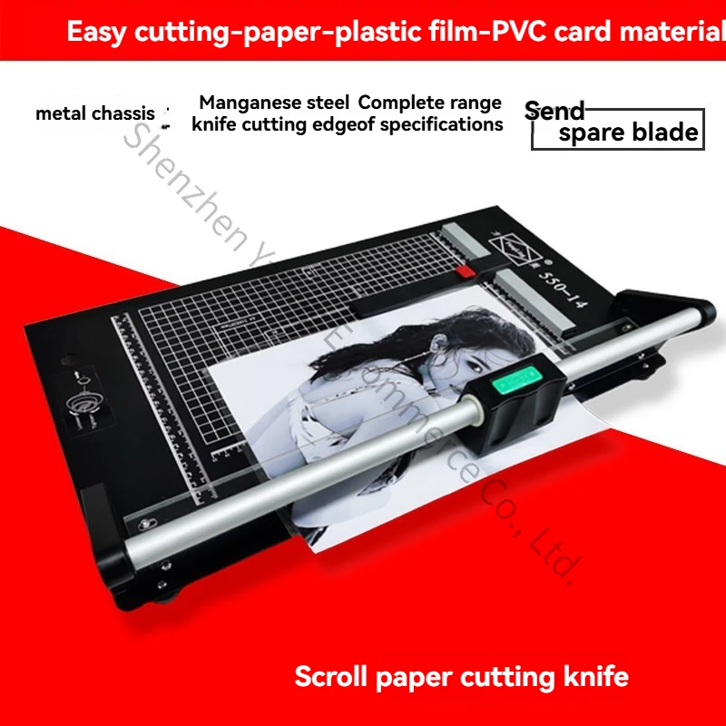24 Inch Hob Paper Cutting Machine 36 Inch Rolling Cutter A3  A4 Paper Cutter 14 Inch Roller Cutting