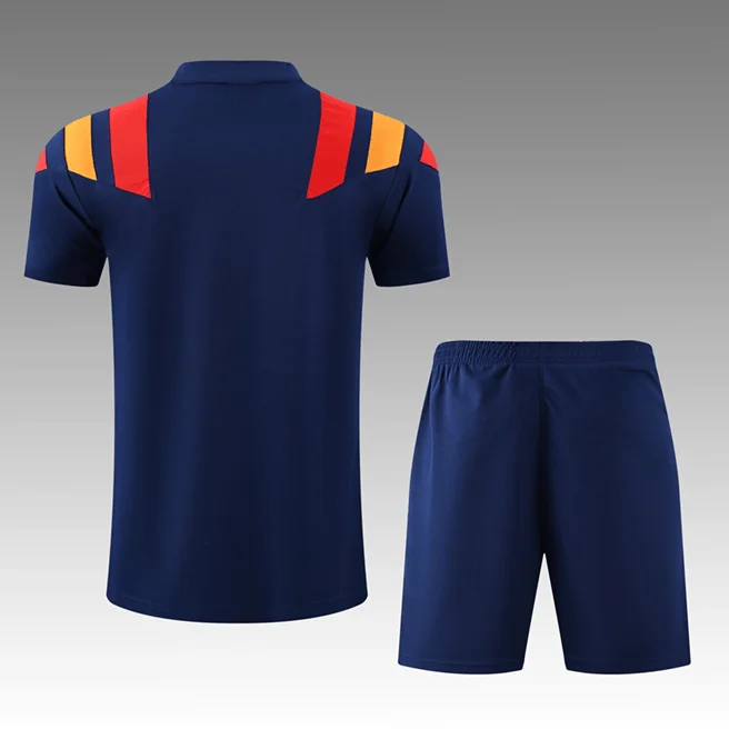 2026-2027 Spanien Fußballtrikot-Set Y2K Vintage Schnelltrocknend Atmungsaktiv Unisex Fußballshirt Shorts Herren Damen Nationalmannschaft Sport – Detail 1