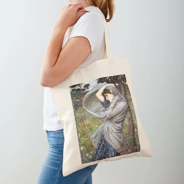 

Boreas - John William Waterhouse Tote Bag shopping cart bags large tote bag handbag women bag