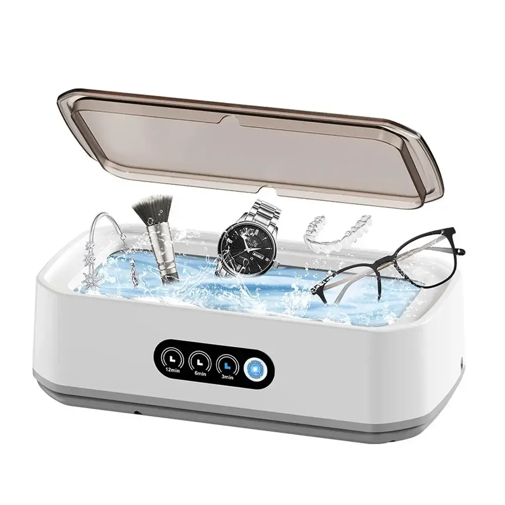 2026 NEW Ultrasonic Cleaner Machine Eyeglass 650ml Mini High-frequency Vibration Cleaning For Glasses Jewelry Denture Pacifier