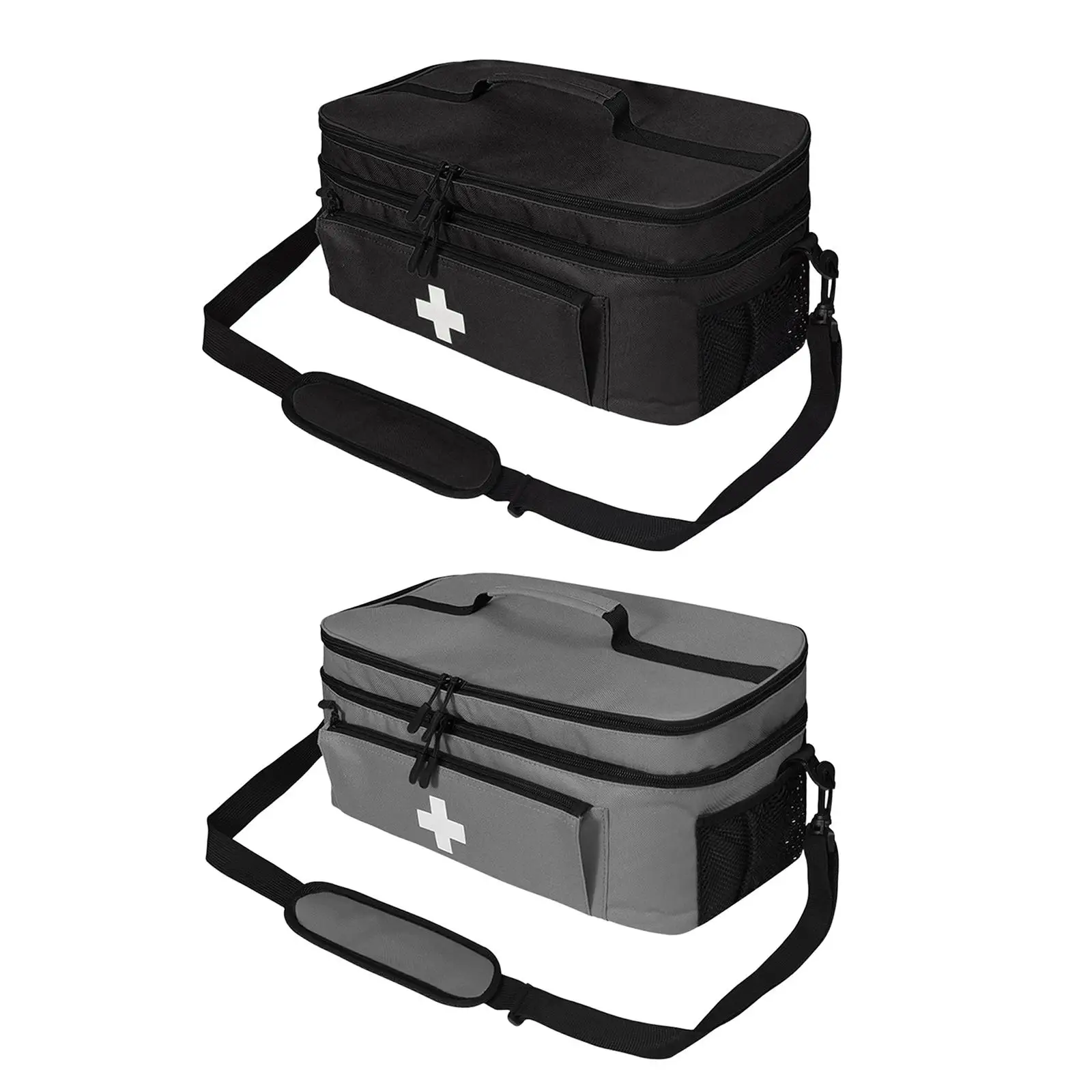 Empty First Aid Bag Emergency Kits Organizer for Workplace Office Home