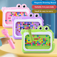 New Kids Magnetic Beads Doodle Board with Puzzle Pen Drawing Toys for Children 3-8 yearsMontessori Game Education Gift