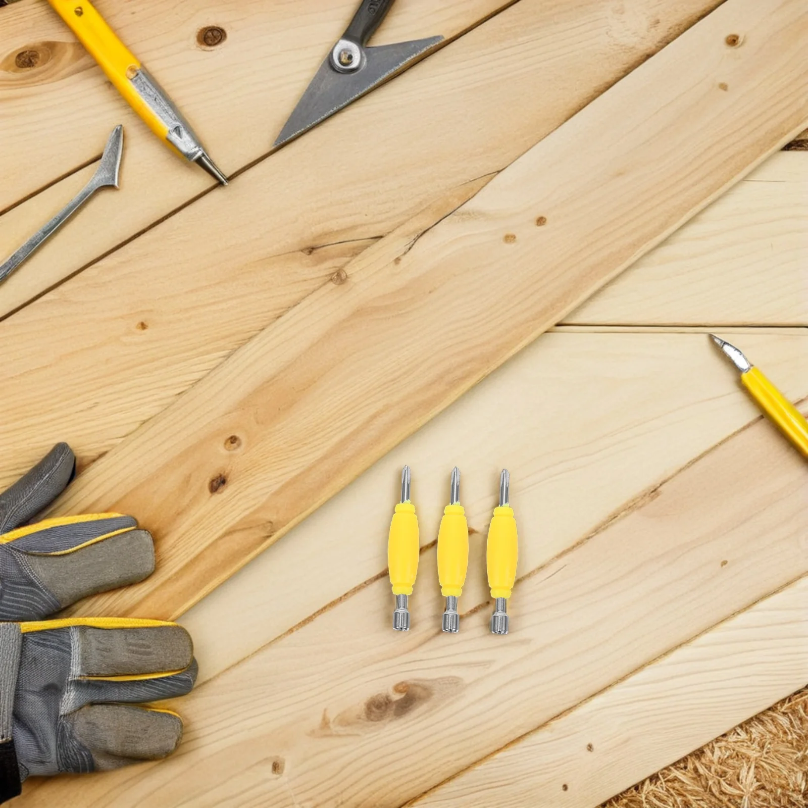 6Pcs Griffbrett Mini Schraubendreher Doppel Ende Werkzeug Präzision Reparatur Kit Tragetasche Griffbrett Wartung Werkzeug Geschenk