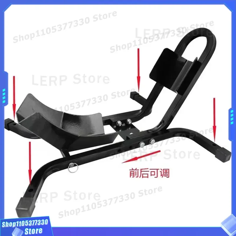 Heavy Duty Motorcycle Parking Stand Rack Stable Stationary Frame Lift Table Support for Garage Workshop Maintenance Tool