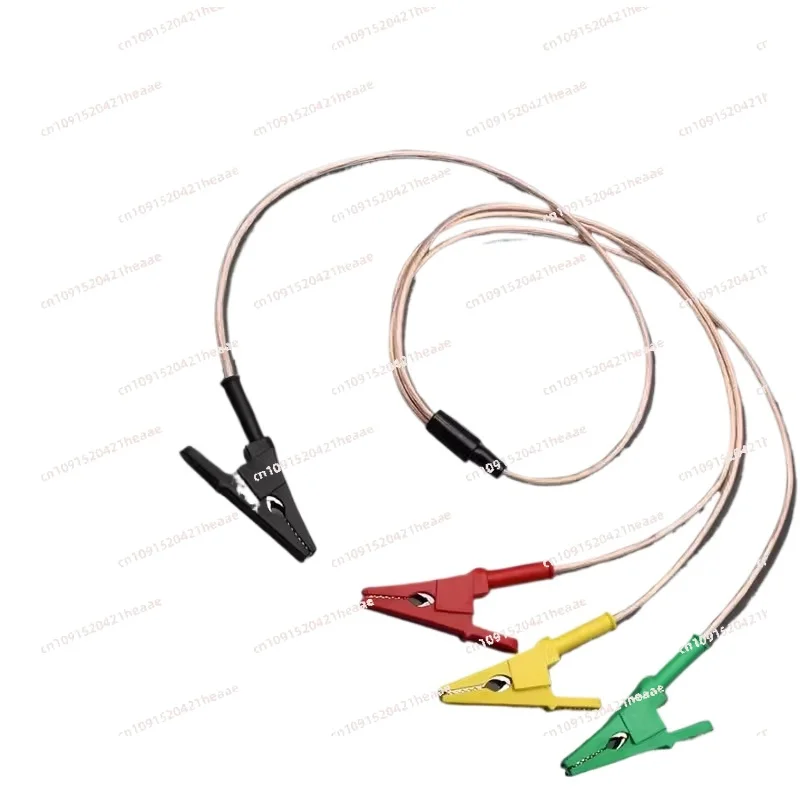 Suitable for, cable corto subterráneo  un punto y tres puntas  Cable  conexión a tierra con clip doble punta transparente para