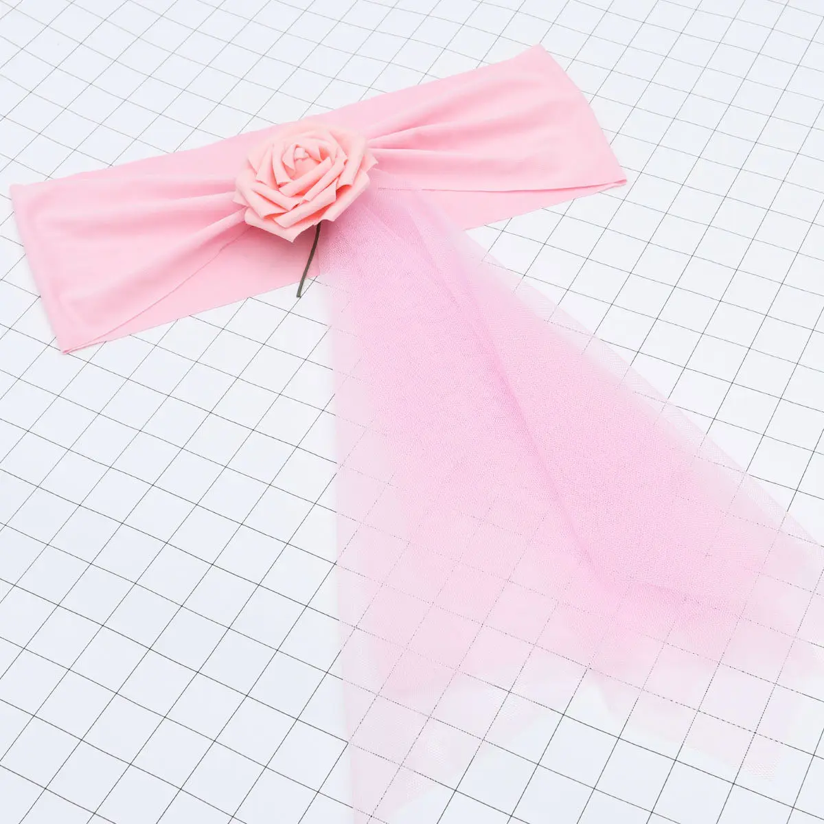 Versatile Pink Chair Sashes Bows Wedding Banquets No Fading Reusable Tulle Perfect for Hotels Restaurants Home Decor