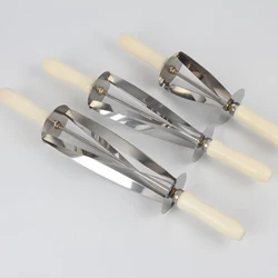Croissant Cutter Croissant Roller Slices Kitchen Stainless Steel Household Evenly Shaped Bread Cutter Rolling Pastry Cutter