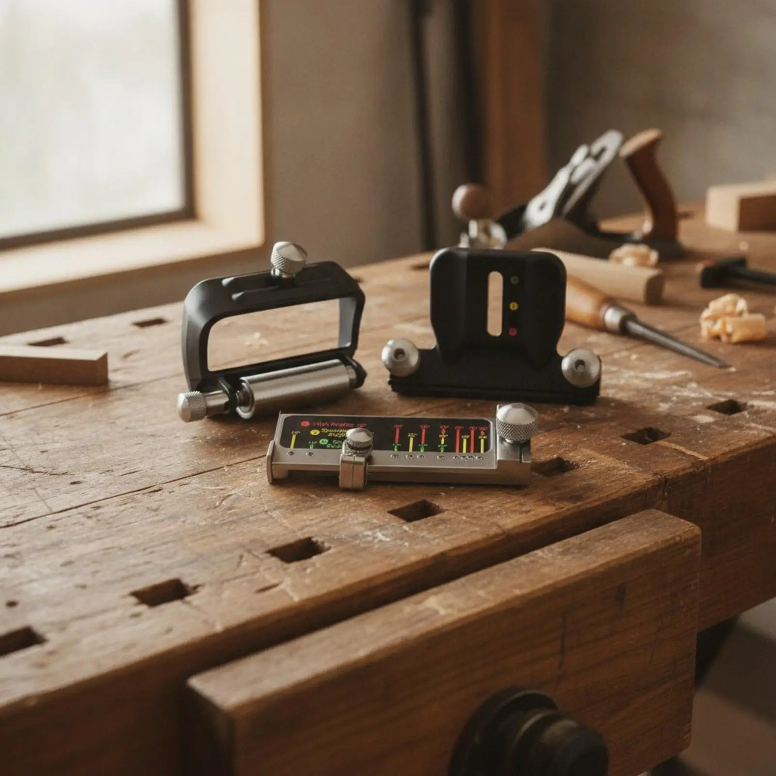 Adjustable Sharpening Angle Guide | Precision, Honing Guide with Roller, for carpentry
