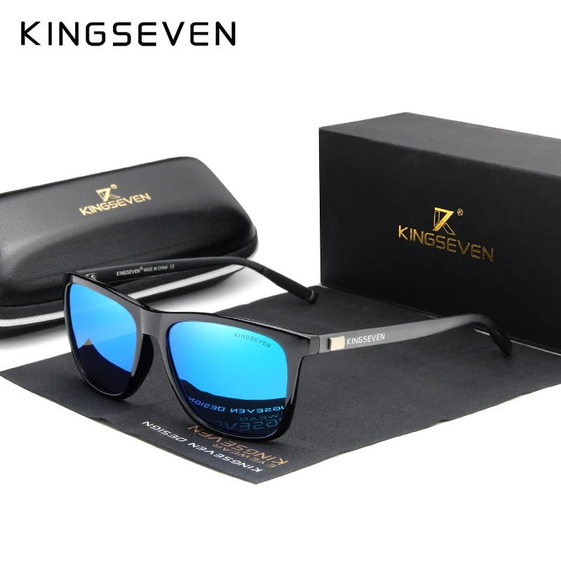KINGSEVEN Brand Aluminum Frame Sunglasses Men Polarized Mirror  Photochromic  Sun glasses Women\'s Glasses Accessories Outdoors