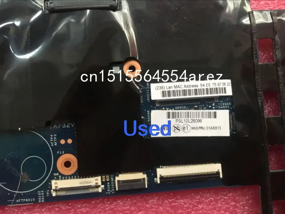 Used For Lenovo ThinkPad X1 CARBON 4th X1 Yoga 1st Gen Motherboard Mainboard i7-6600 CPU 16GB With Fan FRU 01AX813 view 3
