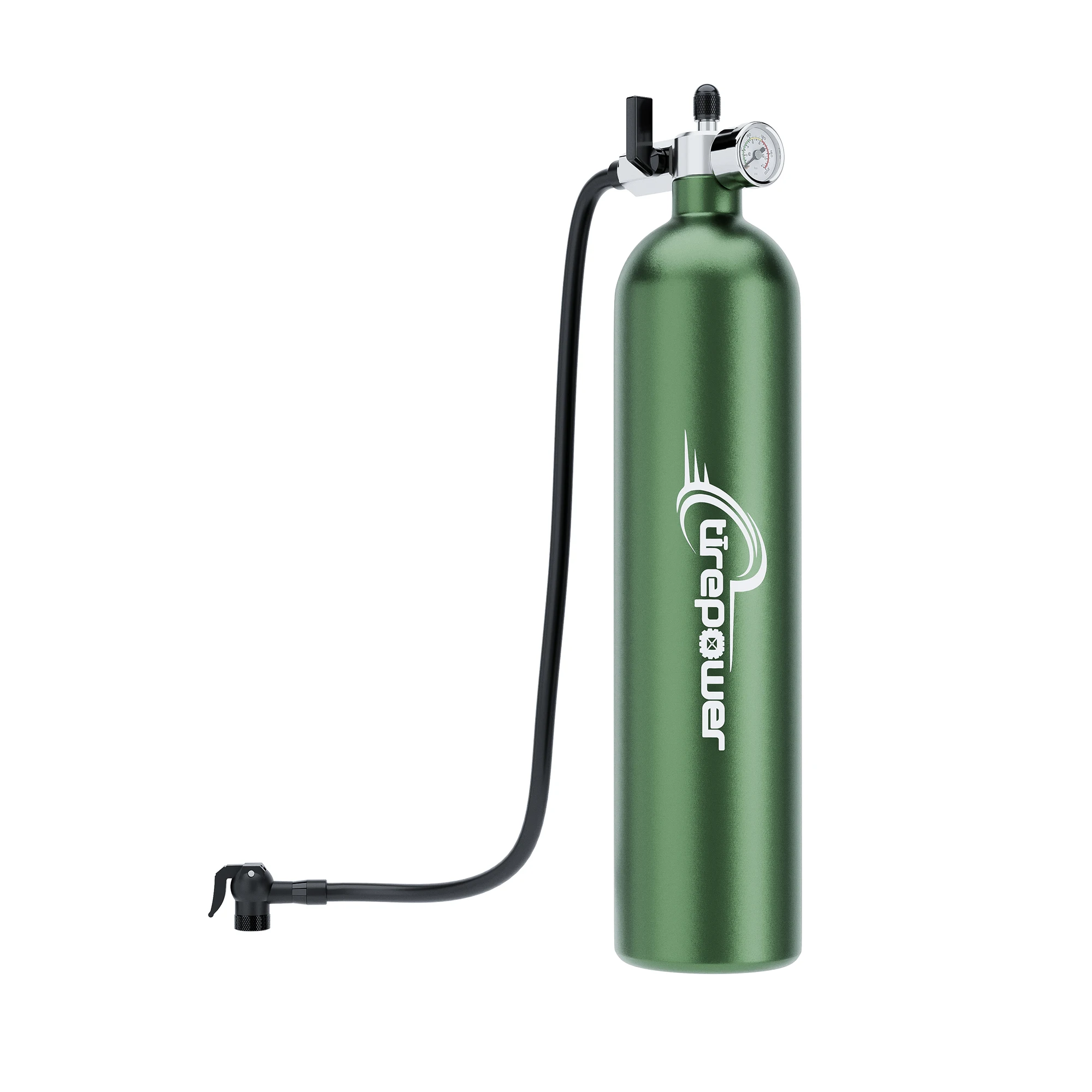 1.3L MTB Road Inflator Tyre Air bottle Tire Booster With Valve Gas Cylinder with Pressure Gauge For Bike Vacuum Tubeless Tire image 3