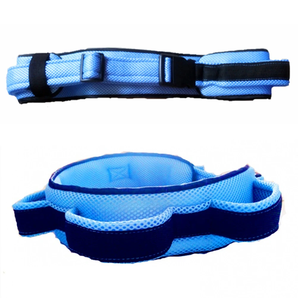 

Медицинский прогулочный гигантский пояс для кормления пациентов, безопасный трансферный ремешок безопасности, поддерживающая ручка для пожилых людей, усиленный прочный нейлон синего цвета