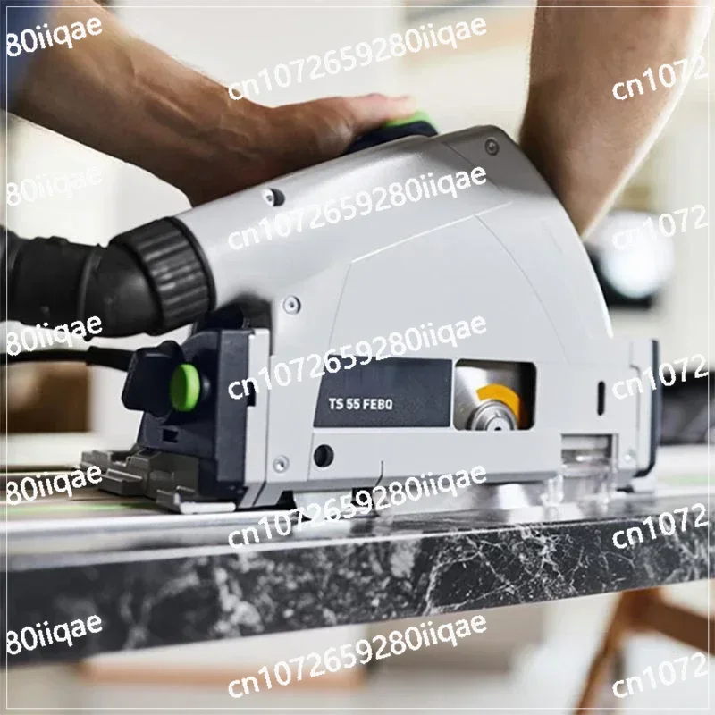 Electric Circular Saw TS55 Woodworking Handheld Dust-Free Cutting Guide Rail Bracket Track Saw for Precision Imported