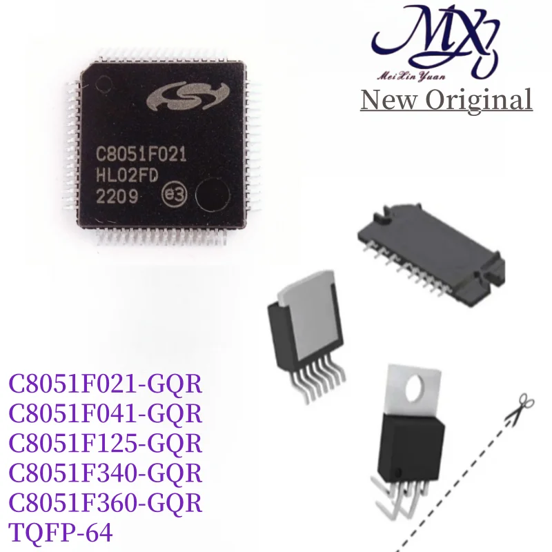 MXY C8051F021-GQR C8051F041-GQR  C8051F125-GQR C8051F340-GQR C8051F360-GQR gqr IC Chip QFP-64