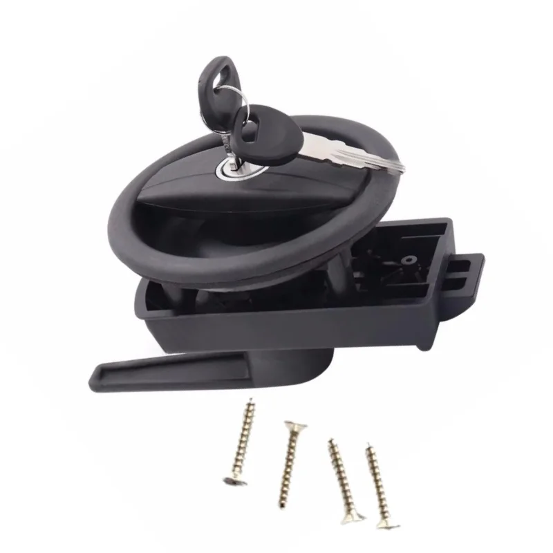 

Караван из цинкового сплава, круглый дверной замок для автодома на колесах, полный дверной замок C/W, ствол, правая рука, запчасти и аксессуары для автофургонов