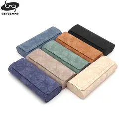 New Portable Unisex Glasses Box Protective Case Sunglasses Case Handmade Optical Reading Eyeglasses Accessories Fashion
